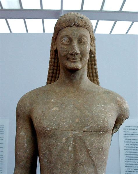 archaic greek kouros male.